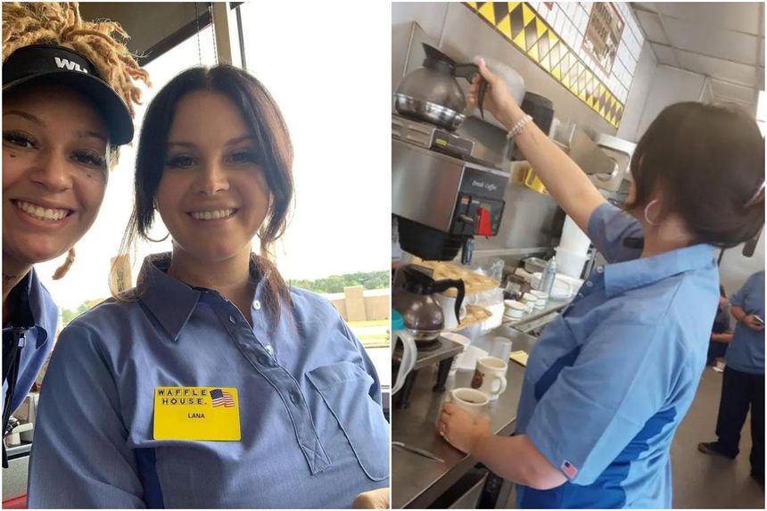 Singer Lana Del Rey spotted waitressing at fast-food restaurant in US state  Alabama | The Straits Times