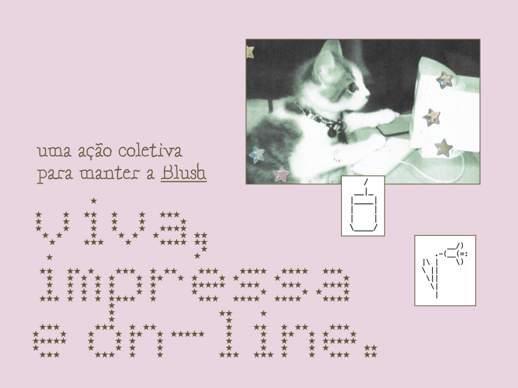 blush viva, *impressa* e&nbsp;online